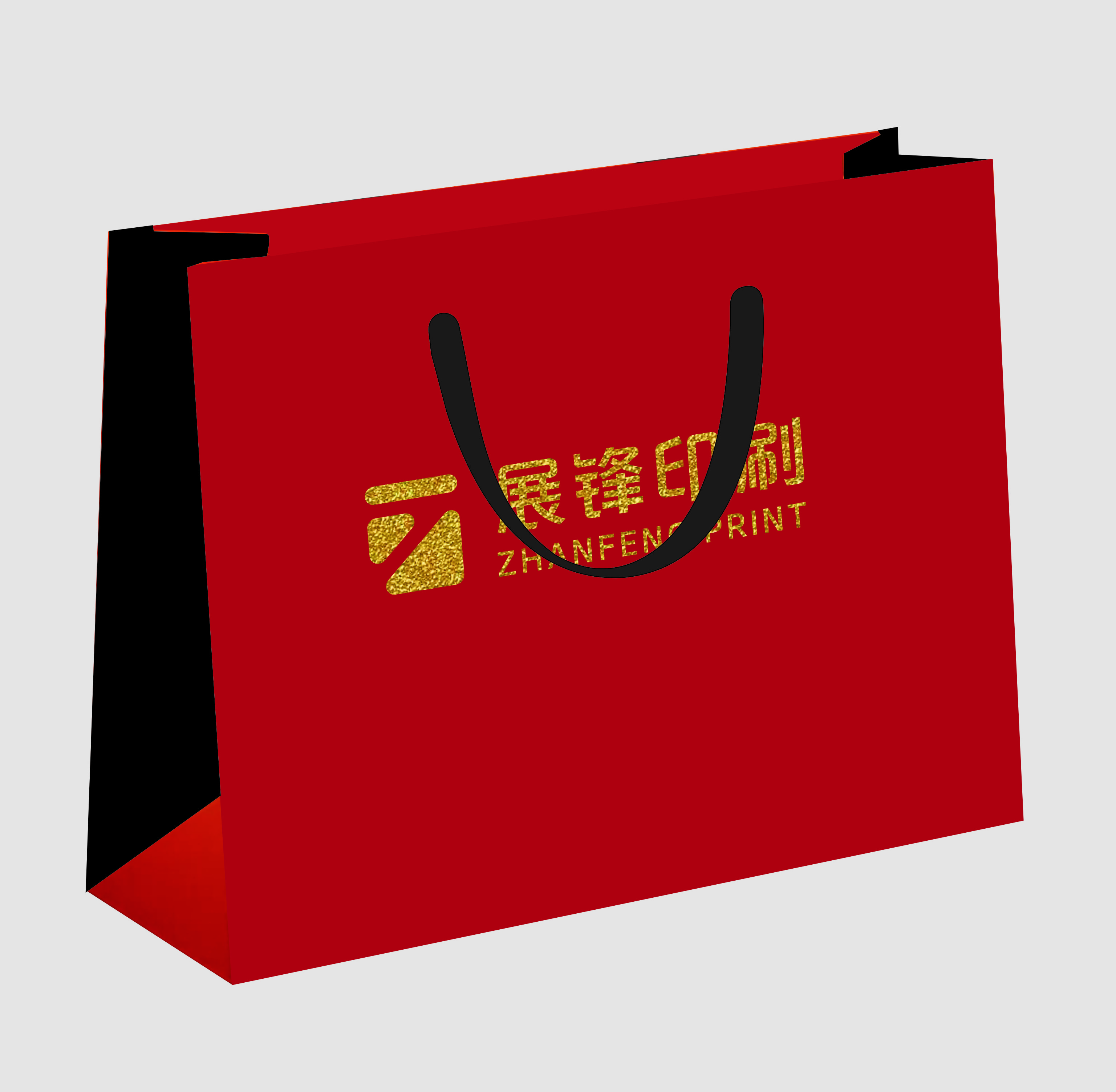 广州牛皮纸手提袋定制 特产服装门店礼品袋